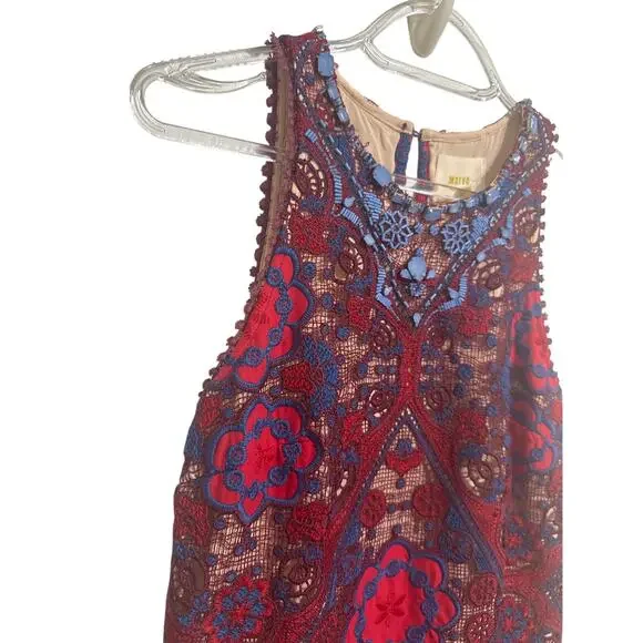 Anthropologie Maeve Women's Moran NWT Shift Dress Size 00 Sleeveless Summer
